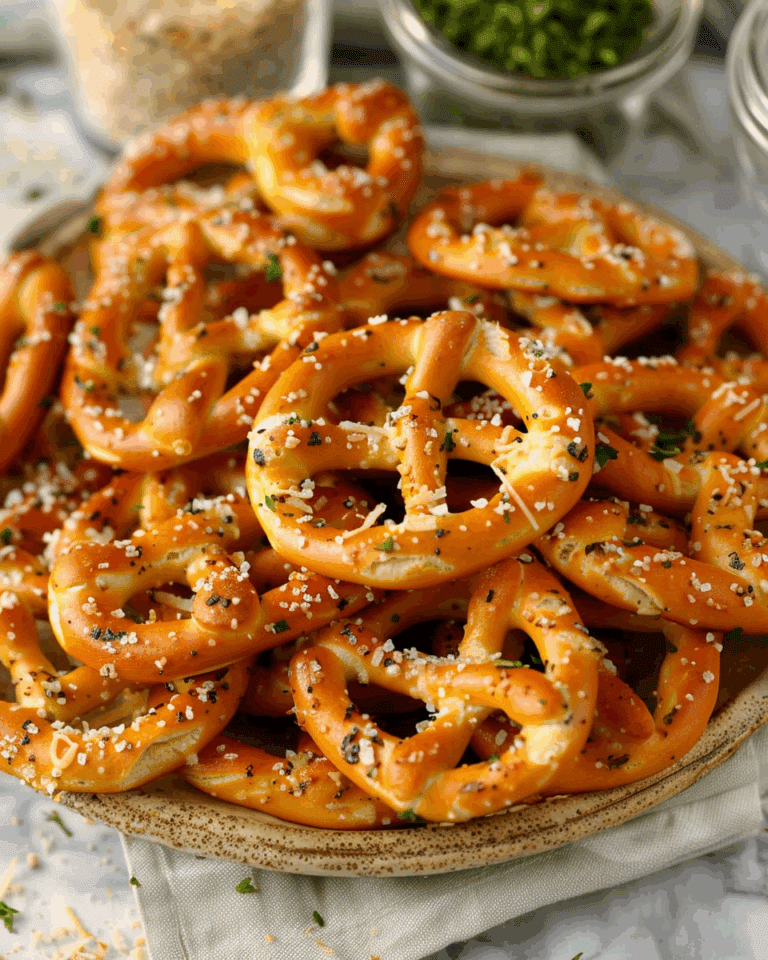 Garlic Ranch Pretzels