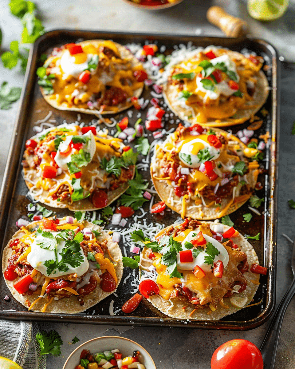 Mini Sheet Pan Tostadas