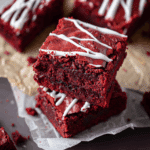 The Best Fudgy Red Velvet Brownies
