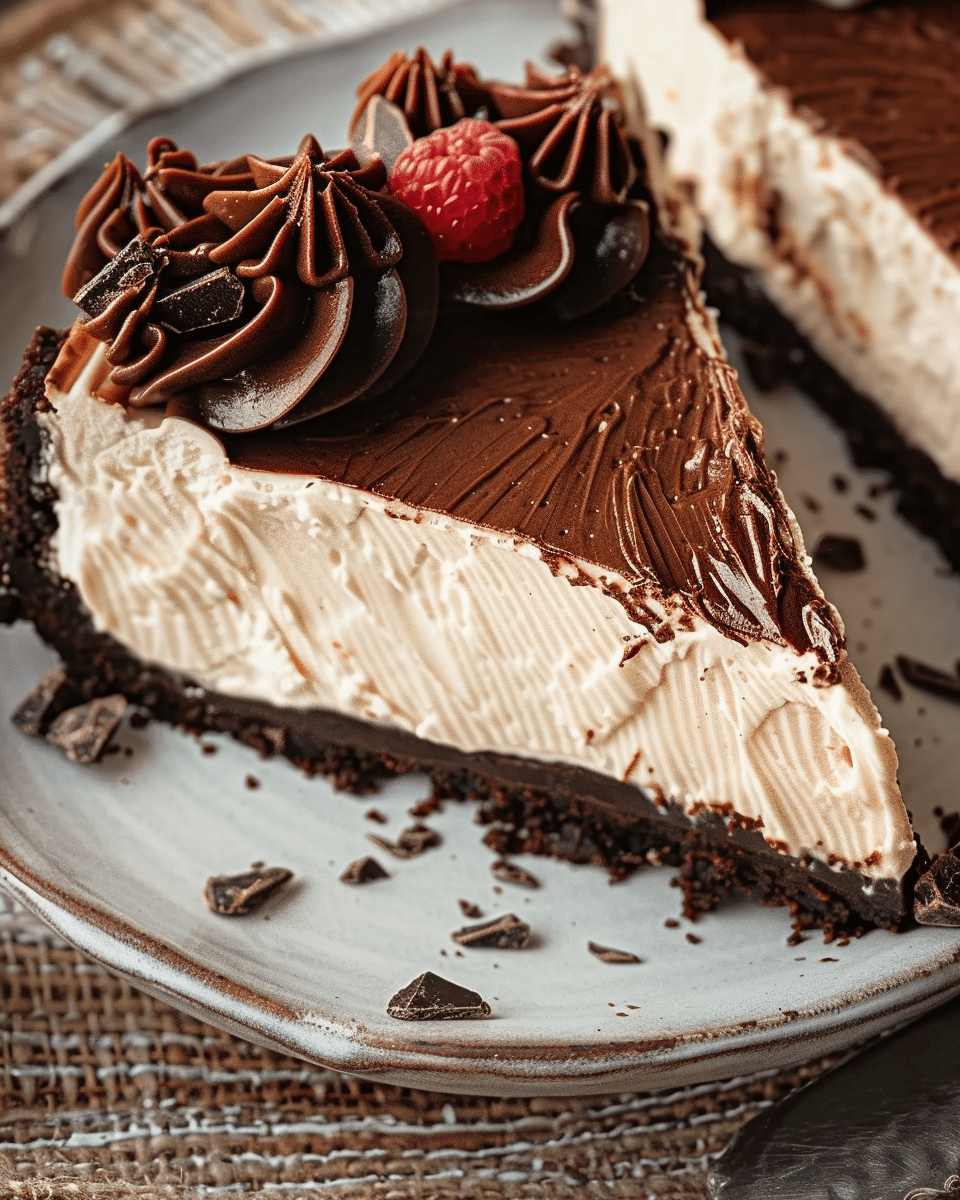 Chocolate Cottage Cheese Cheesecake