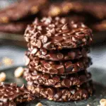 Easy No Bake Chocolate Peanut Butter Cookies