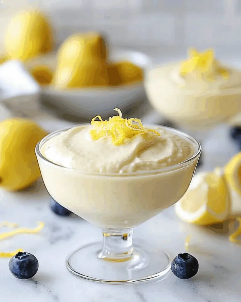 Cottage Cheese Lemon Mousse