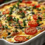 High-Protein Cottage Cheese Veggie Bake Recipe