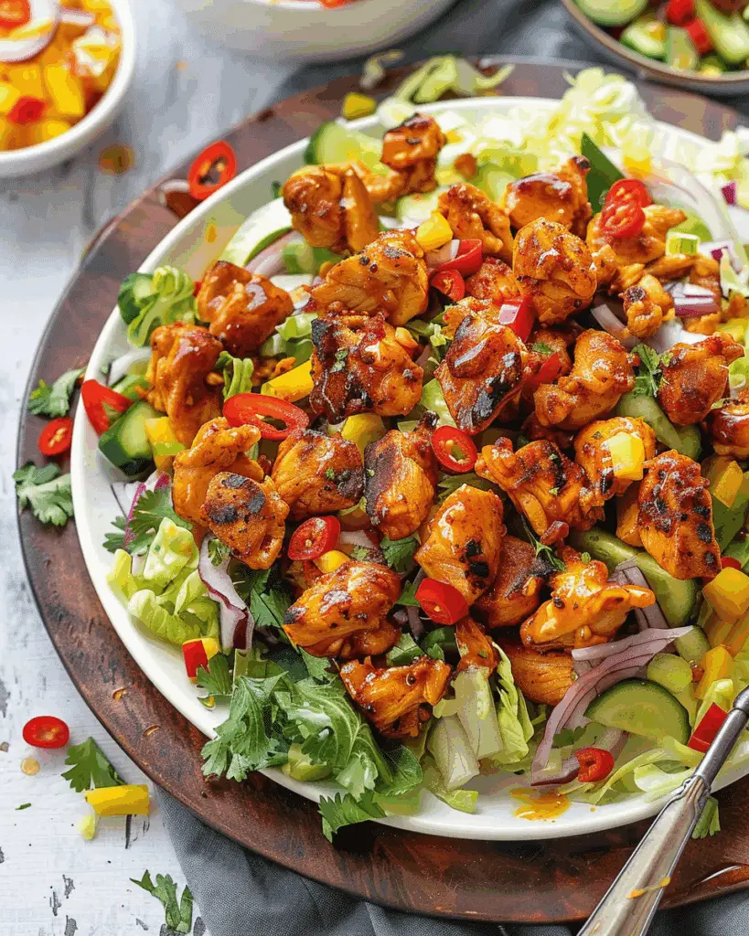 Honey Hot Chicken Salad