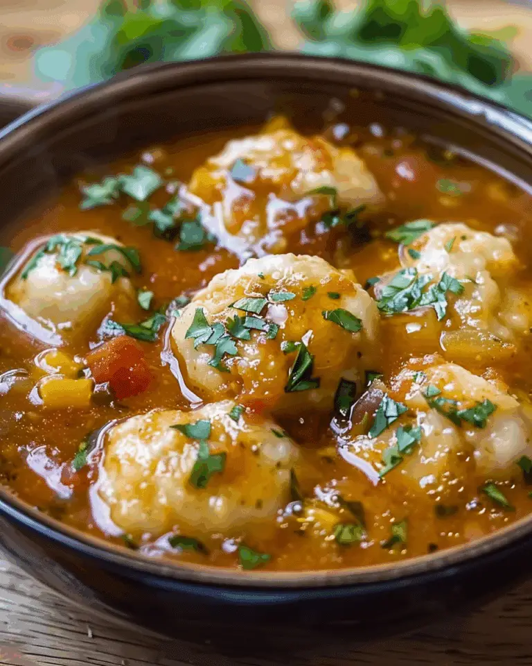 Tamale Soup with Tamale Dumplings