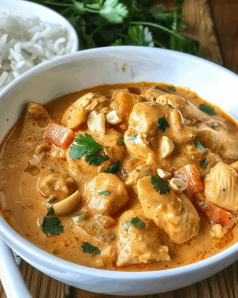 Thai Peanut Curry Chicken