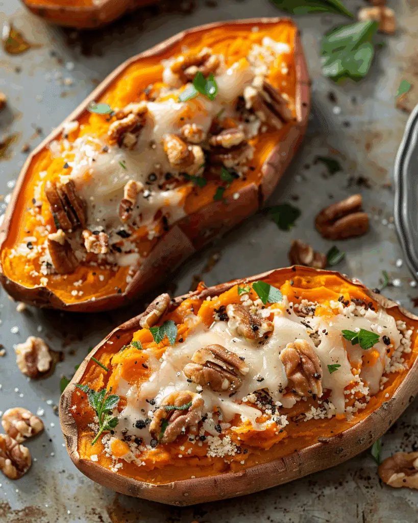 Twice Baked Sweet Potatoes