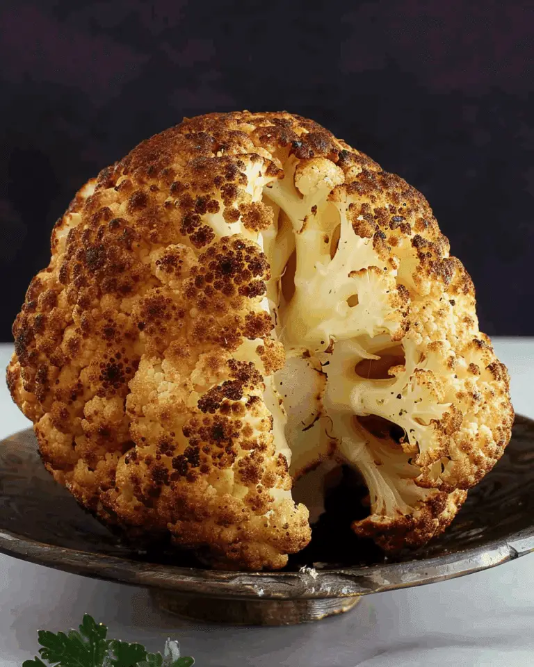 Whole Roasted Cauliflower