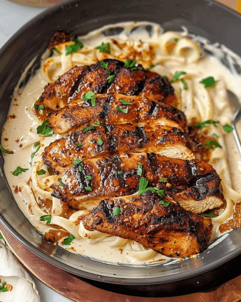 Blackened Chicken Alfredo