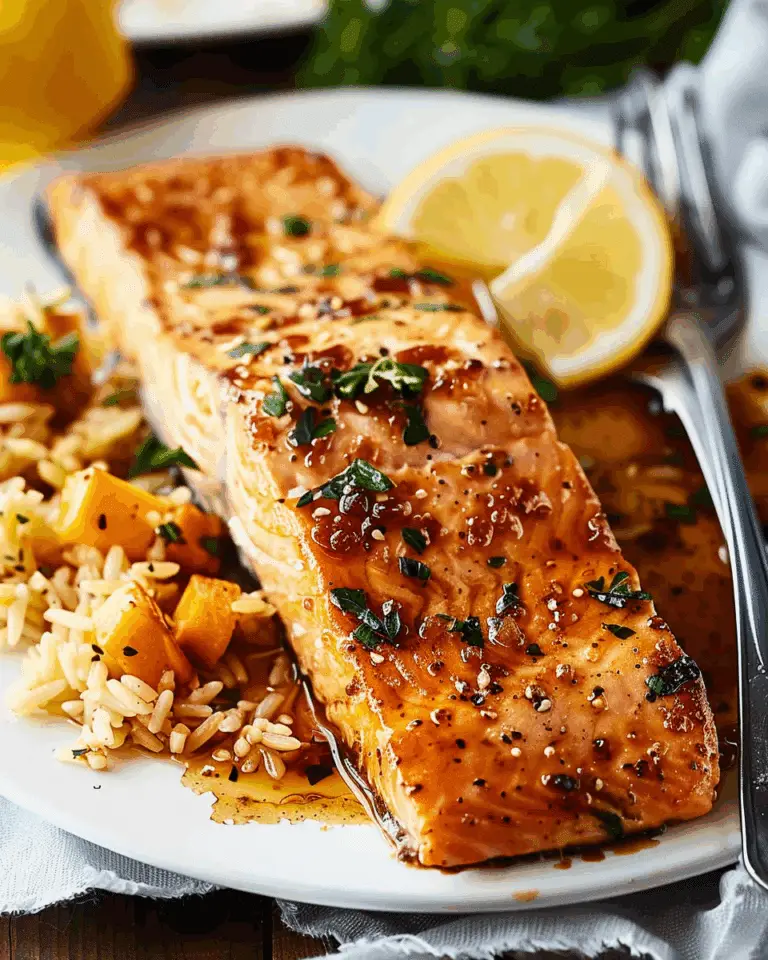 Brown Sugar Soy Sauce Salmon