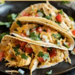 Queso Chicken Tacos
