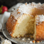 Coconut Cream Cheese Pound Cake