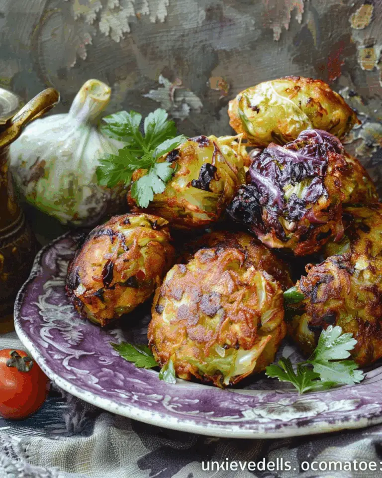 Crispy Cabbage Fritters