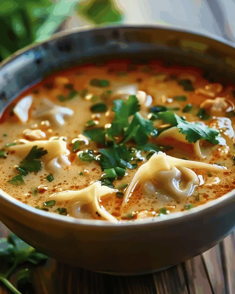 Thai Potsticker Soup