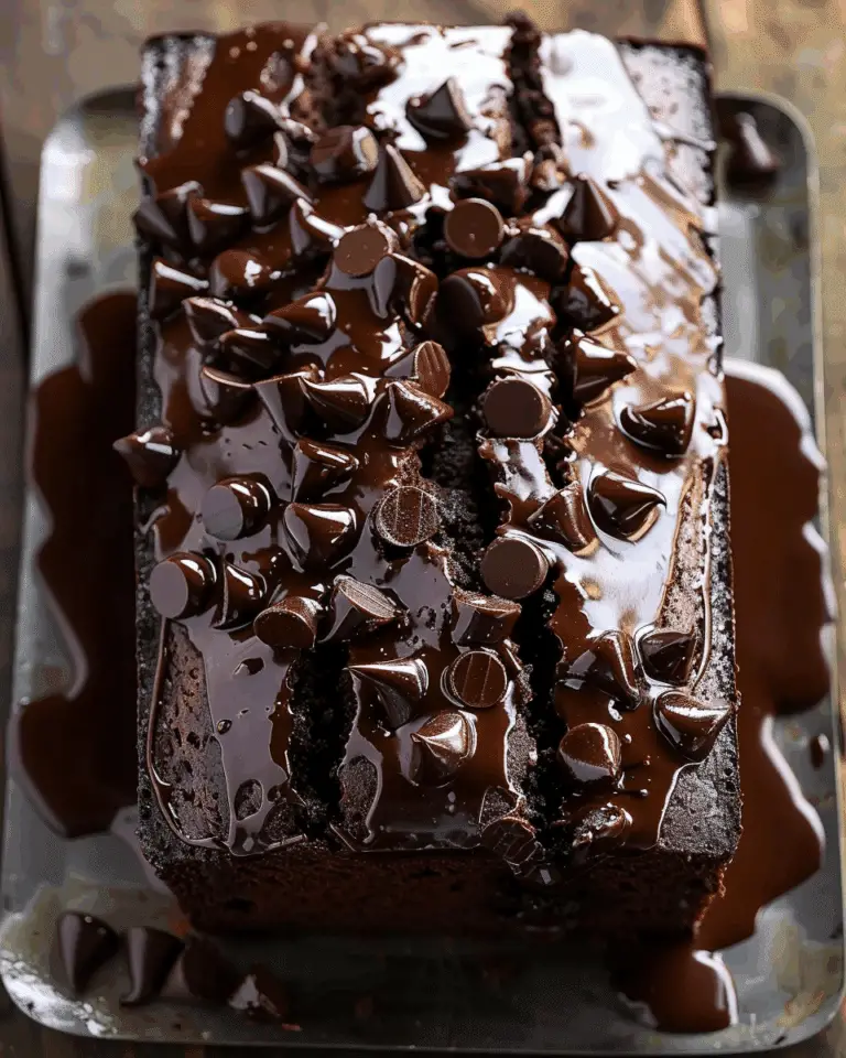 Hot Fudge Brownie Bread