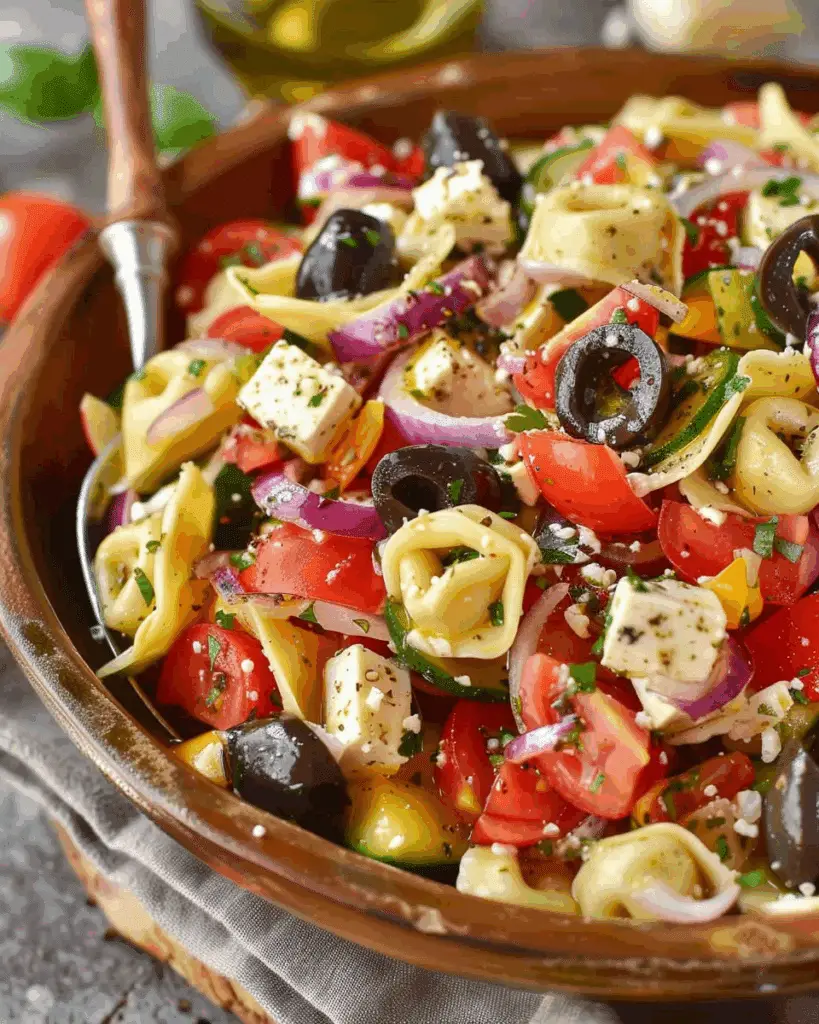 Greek Tortellini Salad