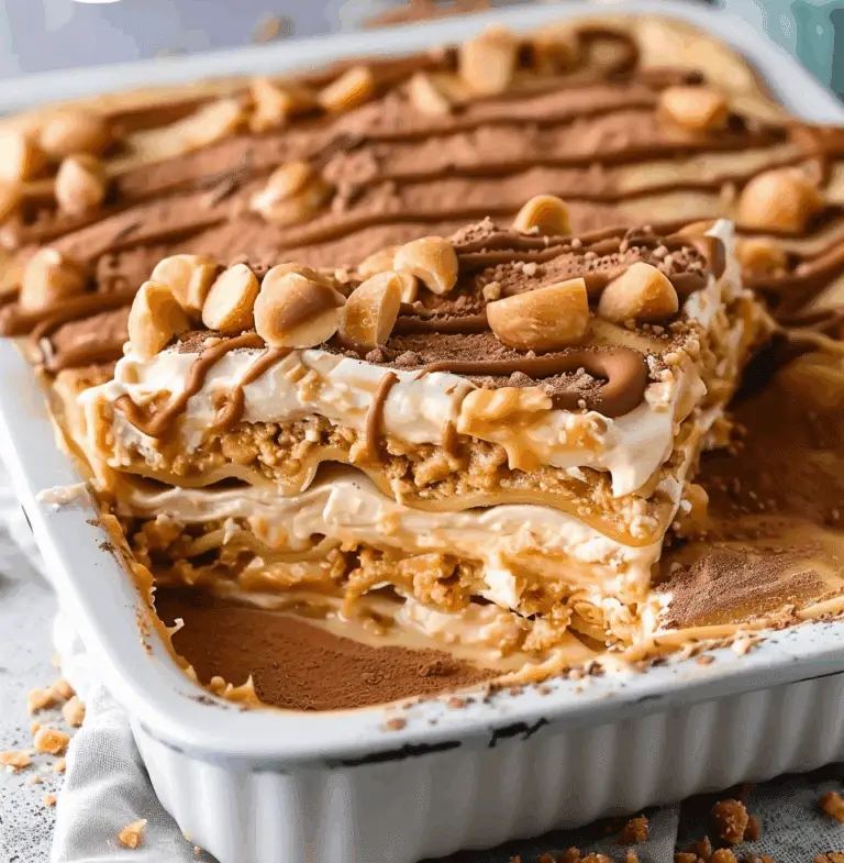 Peanut Butter Lasagna