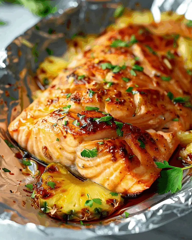 Sweet and Spicy Pineapple Salmon