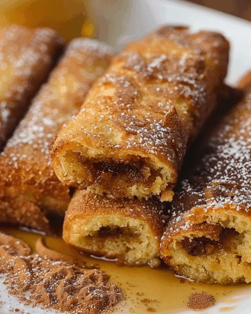 Churro French Toast Roll Ups