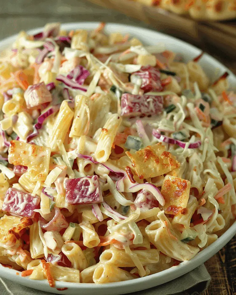 Coleslaw Pasta Salad