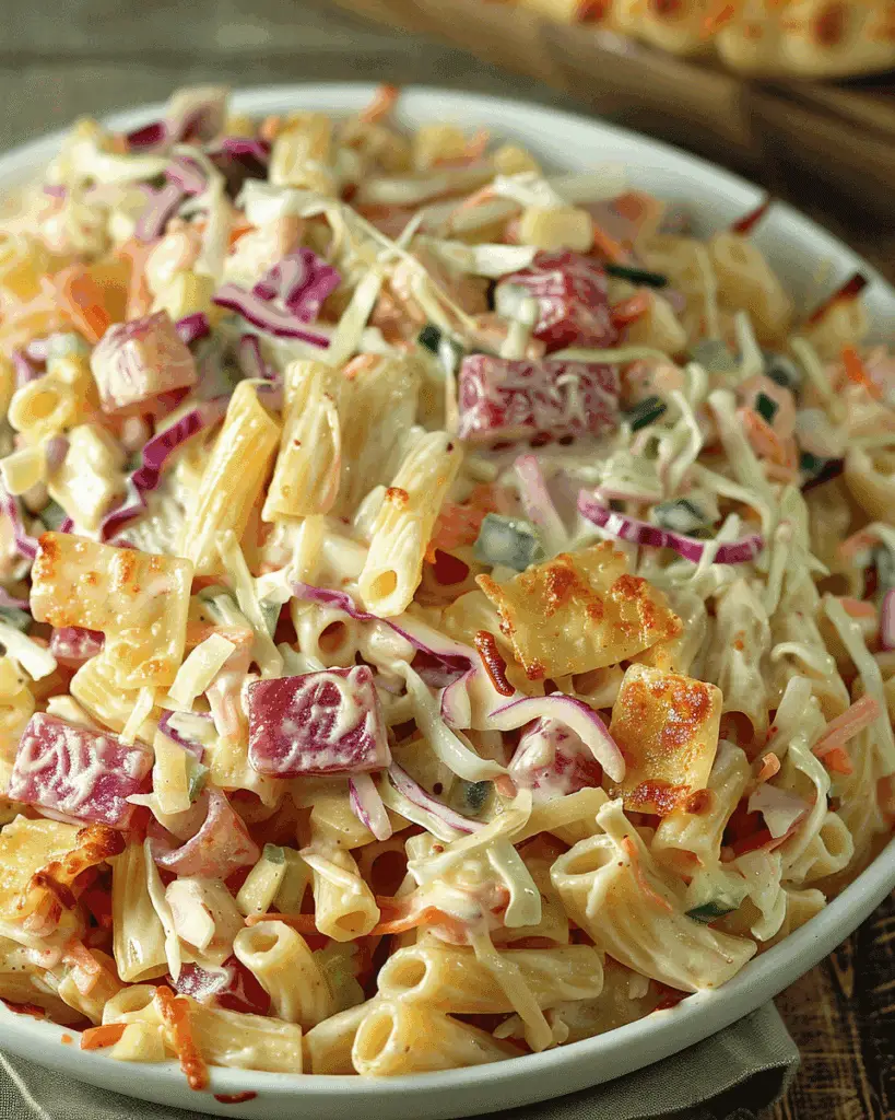 Coleslaw Pasta Salad