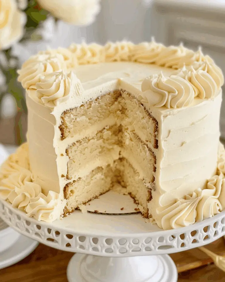 Homemade Vanilla Cake