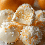 No Bake Orange Creamsicle Truffles