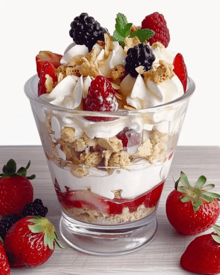 Easy Eton Mess Parfait