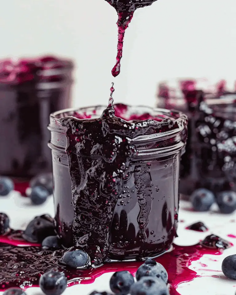 Blueberry Jam with Vanilla