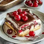 Cherry Chocolate Éclair Cake