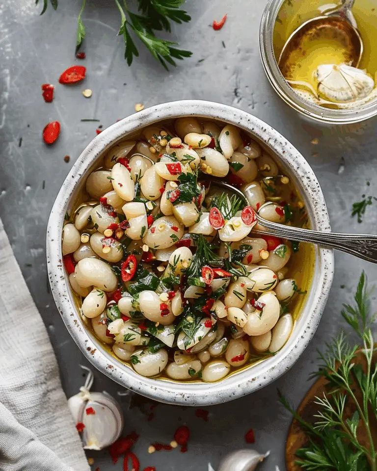 Marinated White Beans