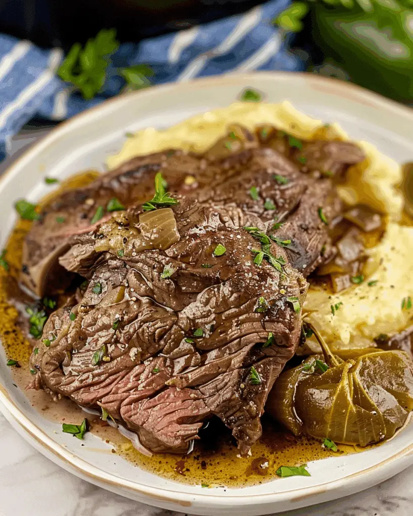 Slow Cooker Mississippi Ribeye Steaks
