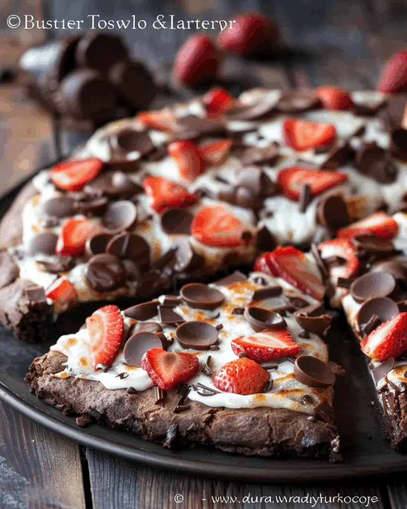 Brownie Pizza