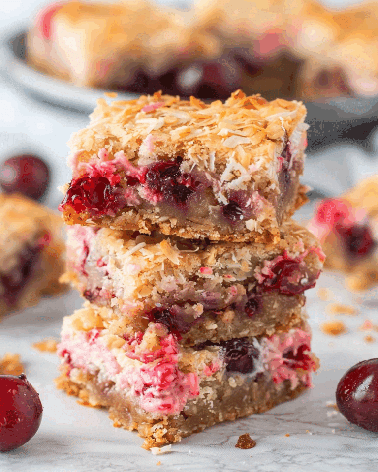 Cherry Coconut Magic Bars