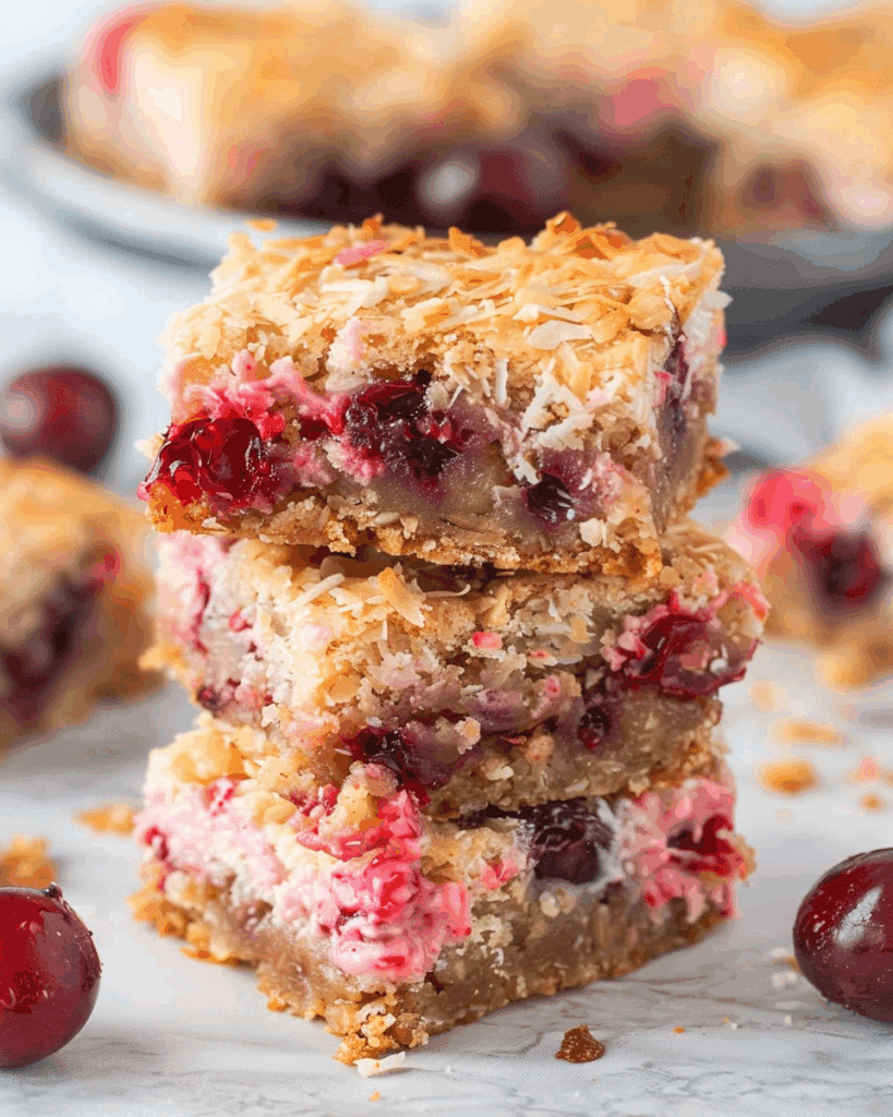 Cherry Coconut Magic Bars