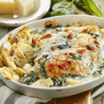 Spinach Artichoke Chicken with Cottage Cheese