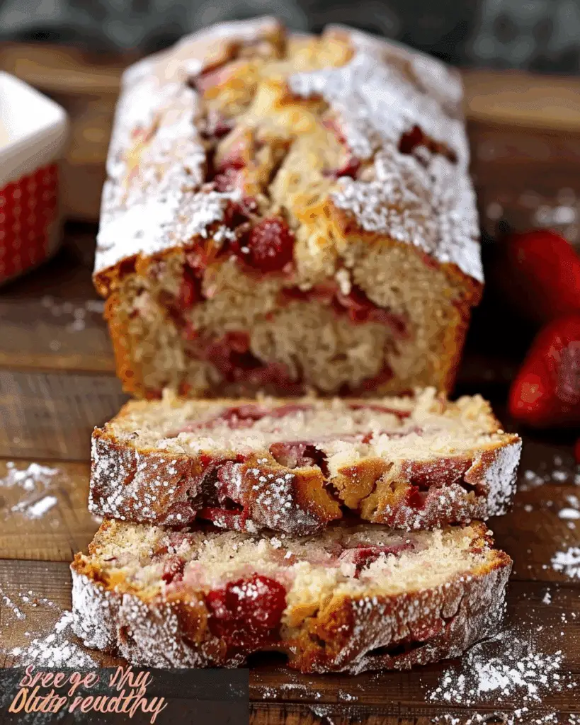 Strawberry Rhubarb Bread