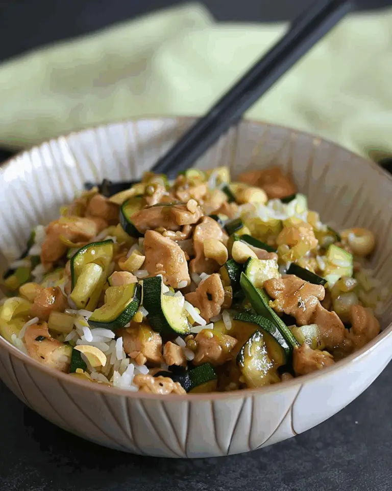 Chicken Zucchini Stir Fry