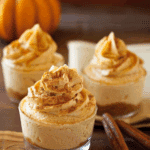 No-Bake Mini Pumpkin Cheesecakes
