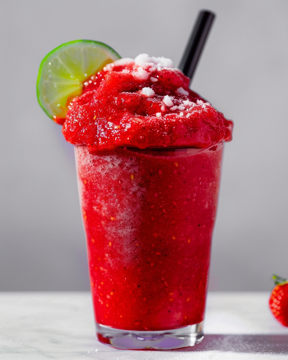 Strawberry Lime Slush
