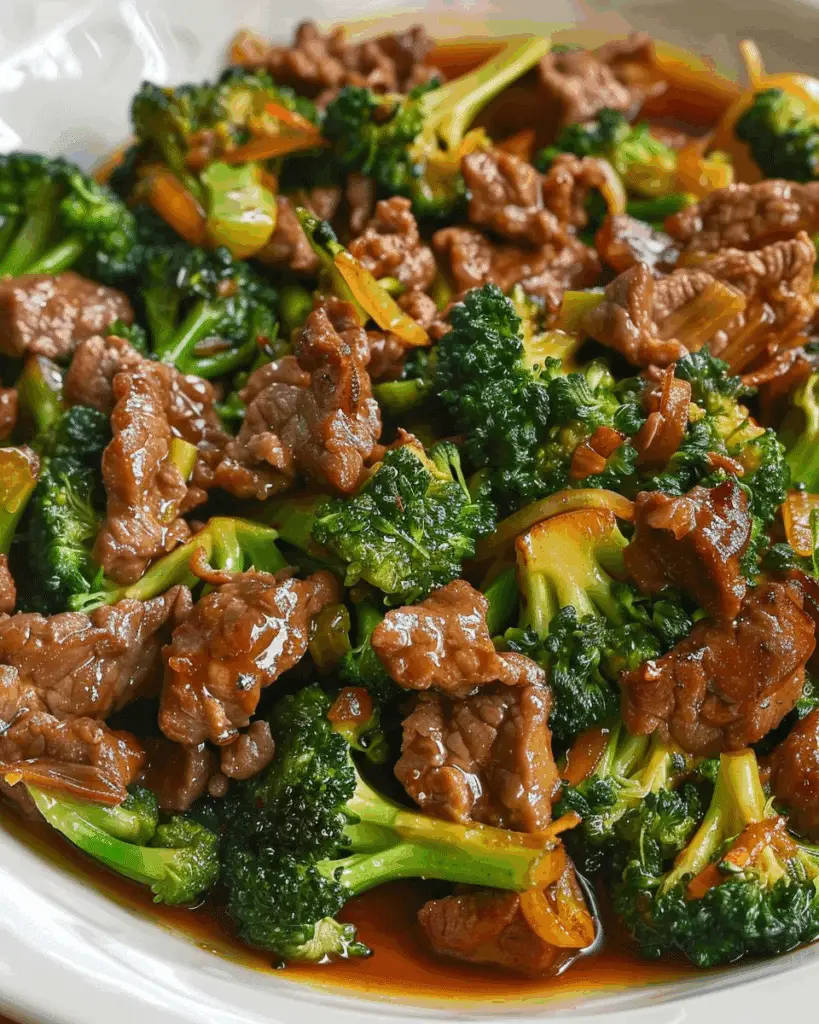 Beef Broccoli Stir Fry