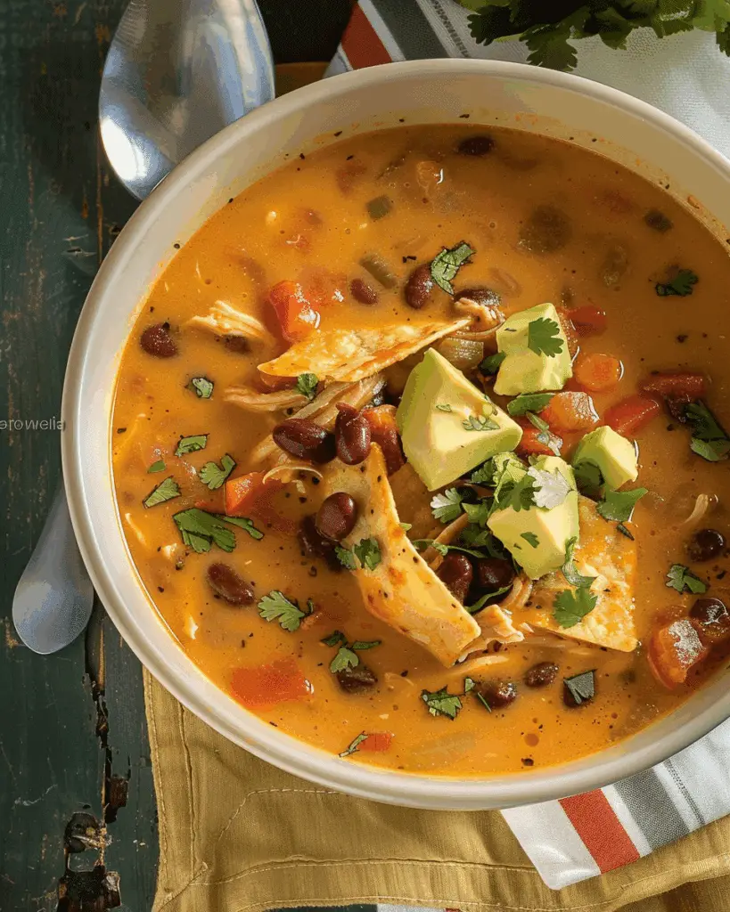 Chicken Enchilada Soup