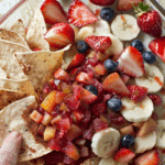 Fruit Salsa with Cinnamon Tortilla Chips