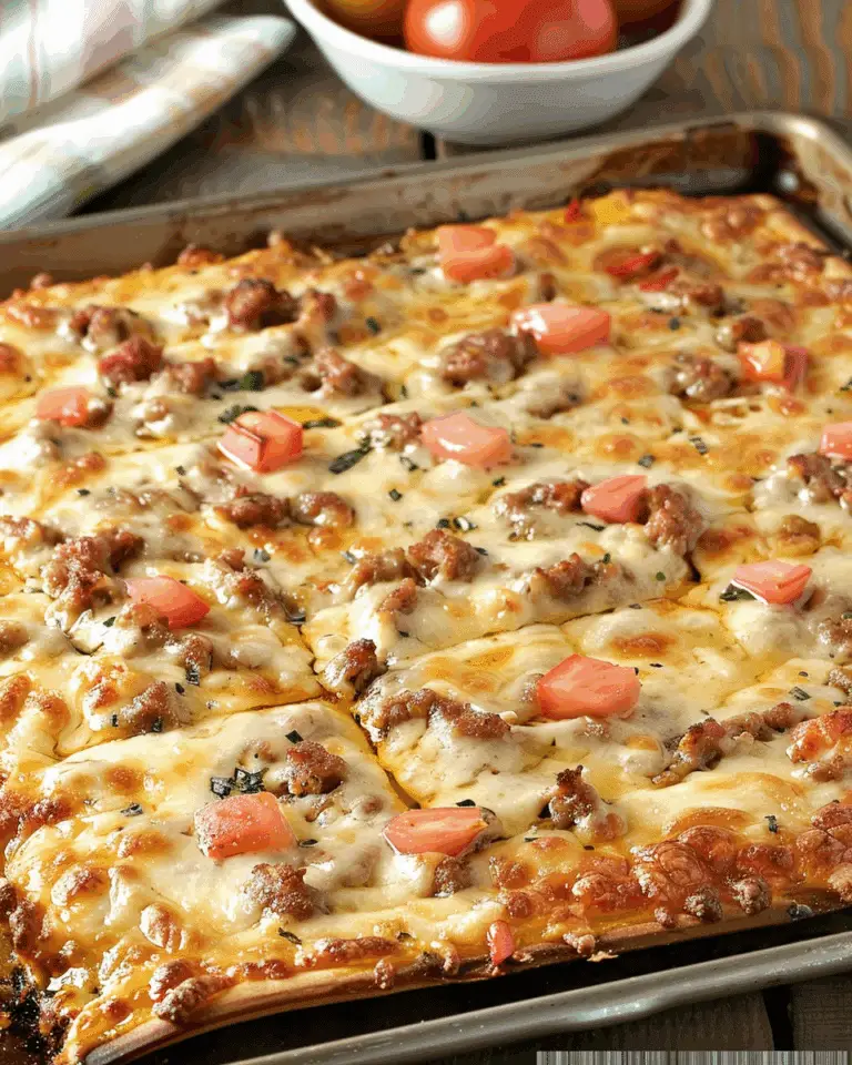Keto Sheet Pan Pizza