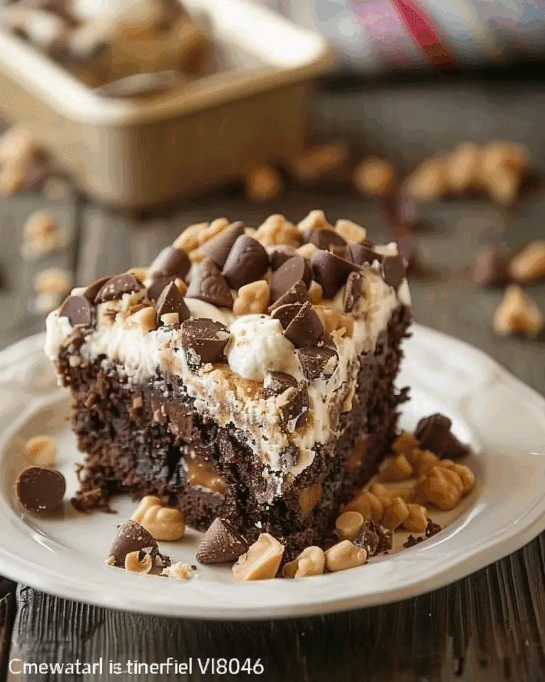 Peanut Butter Cup Dump Cake