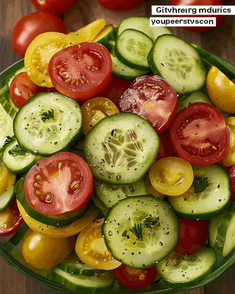 Cucumber Tomato Salad