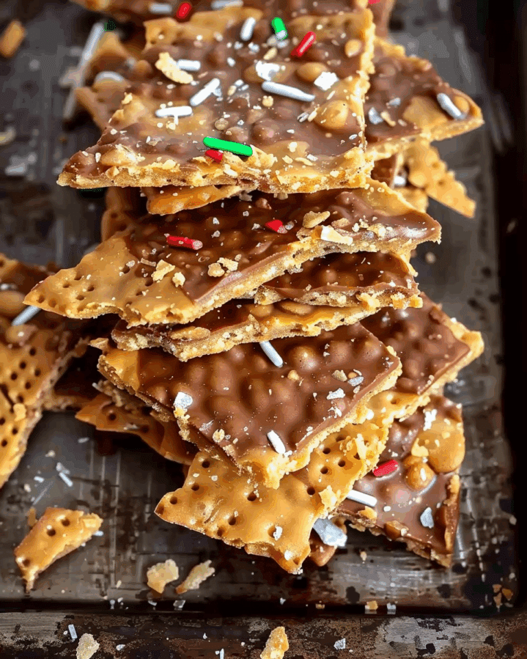 Easy Cracker Toffee Cookie 
