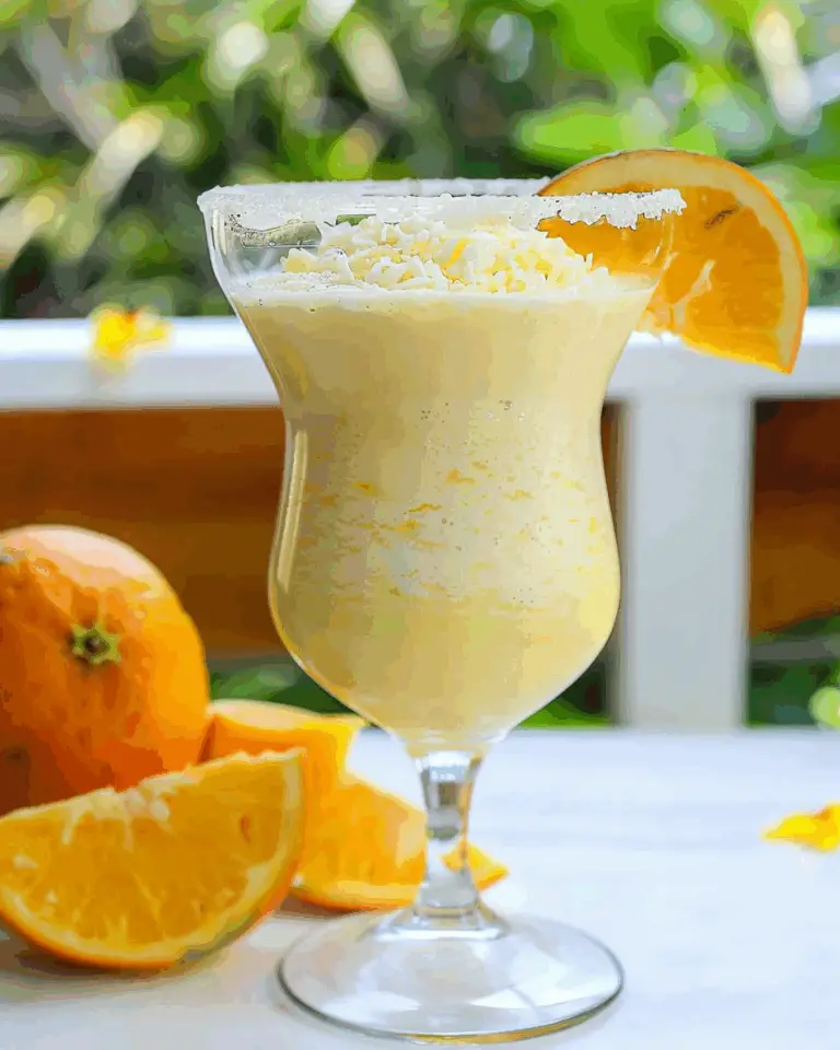 Orange Pineapple & Coconut Mocktail
