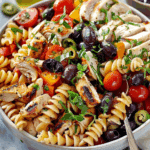 Mediterranean Chicken Pasta Salad