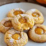 Pumpkin Cheesecake Thumbprint Cookies